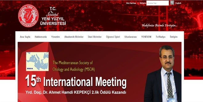 Yrd. Doç. Dr. Ahmet Hamdi Kepekçi 2.lik Ödülü Kazandı